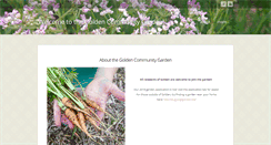 Desktop Screenshot of goldencommunitygarden.org